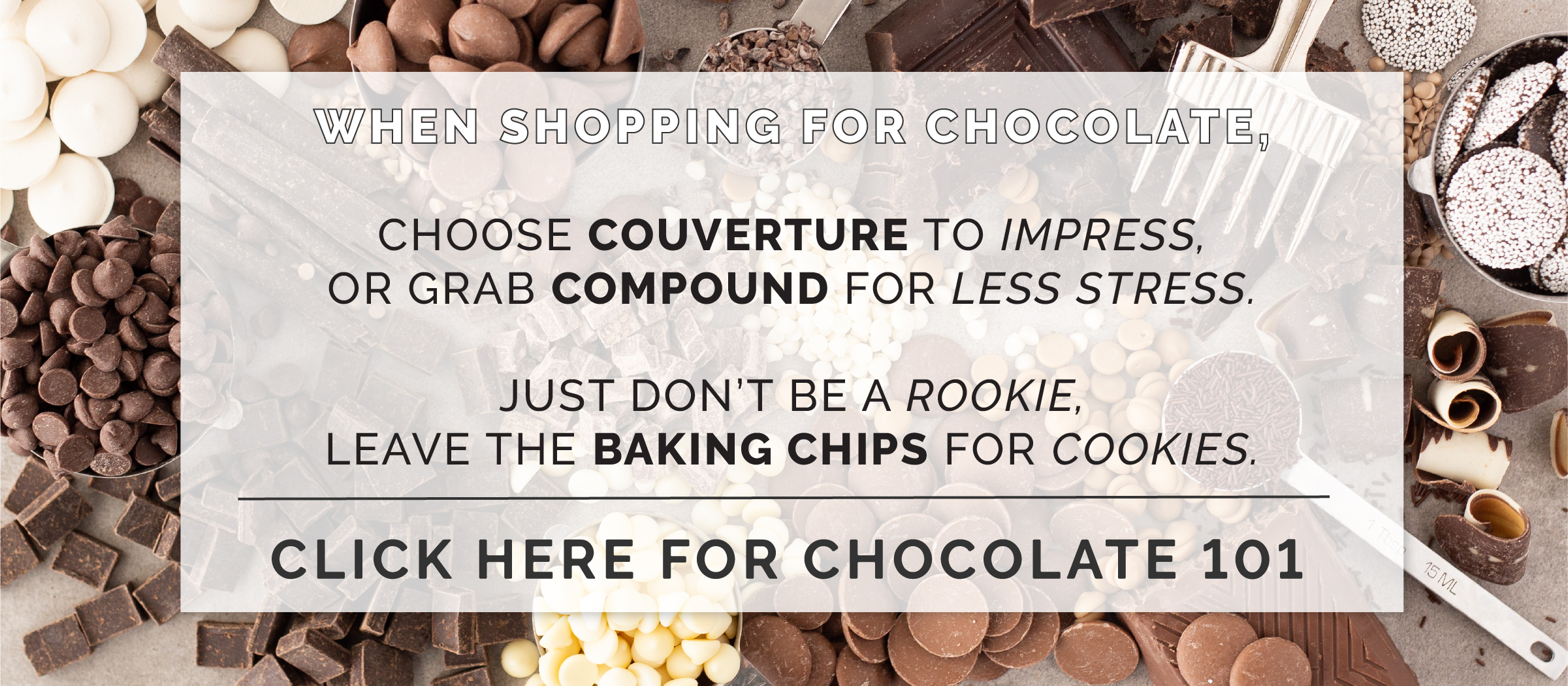 Click here for Chocolate 101