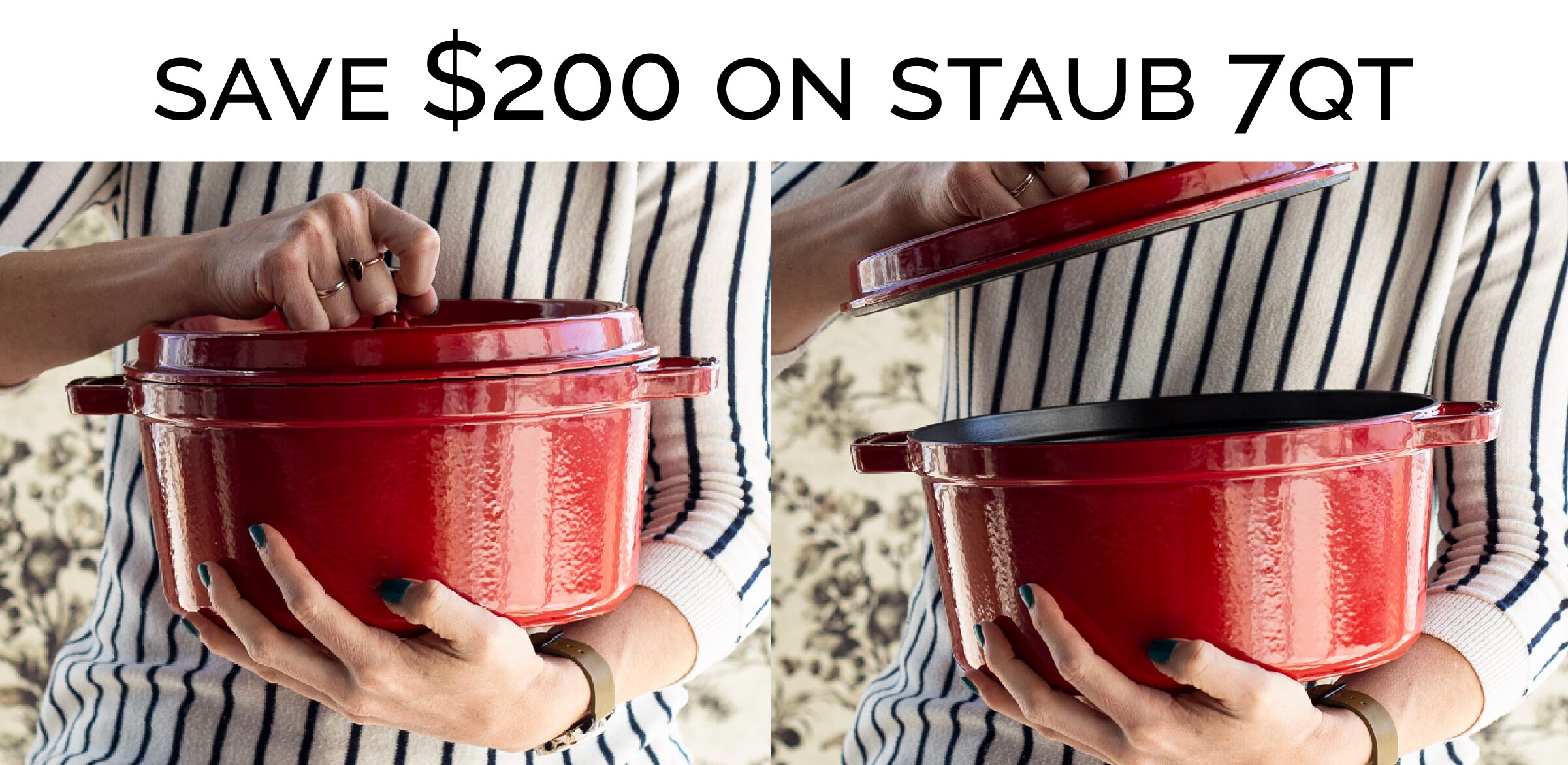 Save $200 on Staub 7QT