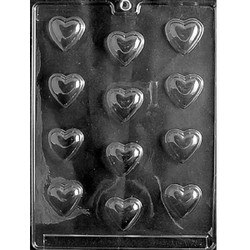 V002 1-1/4" Small Hearts Candy Mold