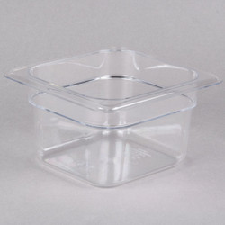 64CW135 1/6 Size Clear Food Pan - 4
