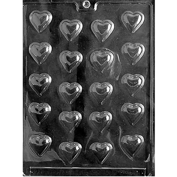 V001 1" Bite Size Hearts Candy Mold