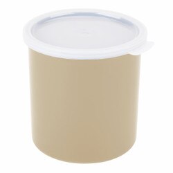 CP12133 1.2 Qt Beige Crock with Lid