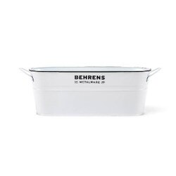 10005 1.25 Gallon White Oval Storag