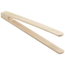 55062 10" Wood Toaster Tongs