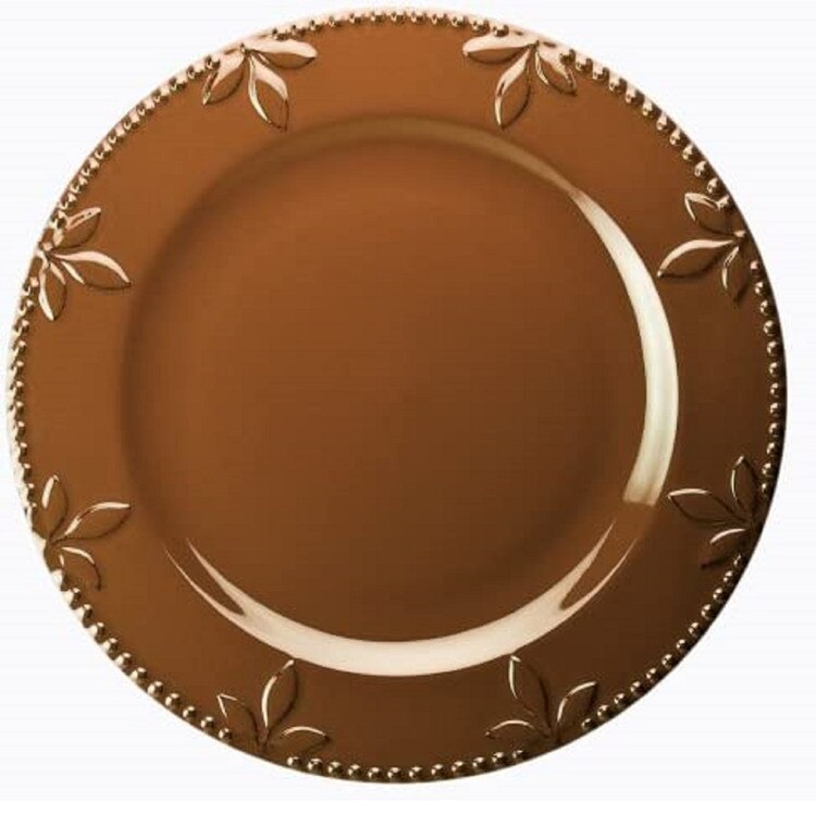 60201 11" Chocolate Brown Dinner Pl