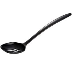 3532BK 12" Black Melamine Slotted S