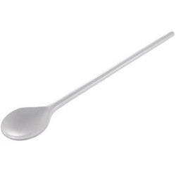 3522WH 12" White Round Mixing Spoon