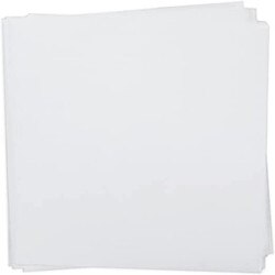 PC1212DW 12" x 12" White Dry Wax Wr