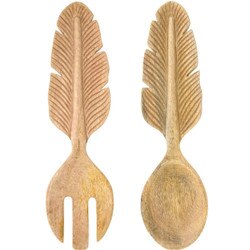 AH1015 12" x 3" Hand-Carved Mango W