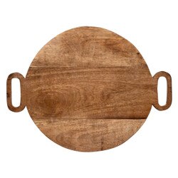 22834 16" Mango Round Cutting Board