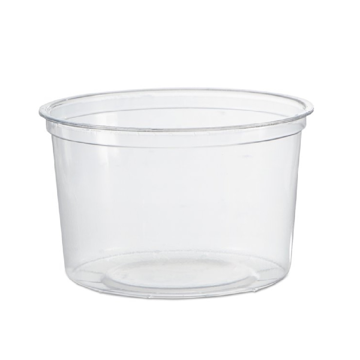 8oz. Clear Plastic Disposable Containers w/ Lids 50ct.