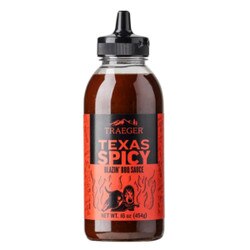 SAU066 16oz Squeeze Texas Spicy BBQ