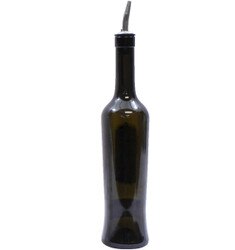 H934 17 Oz Dark Green Glass Bottle