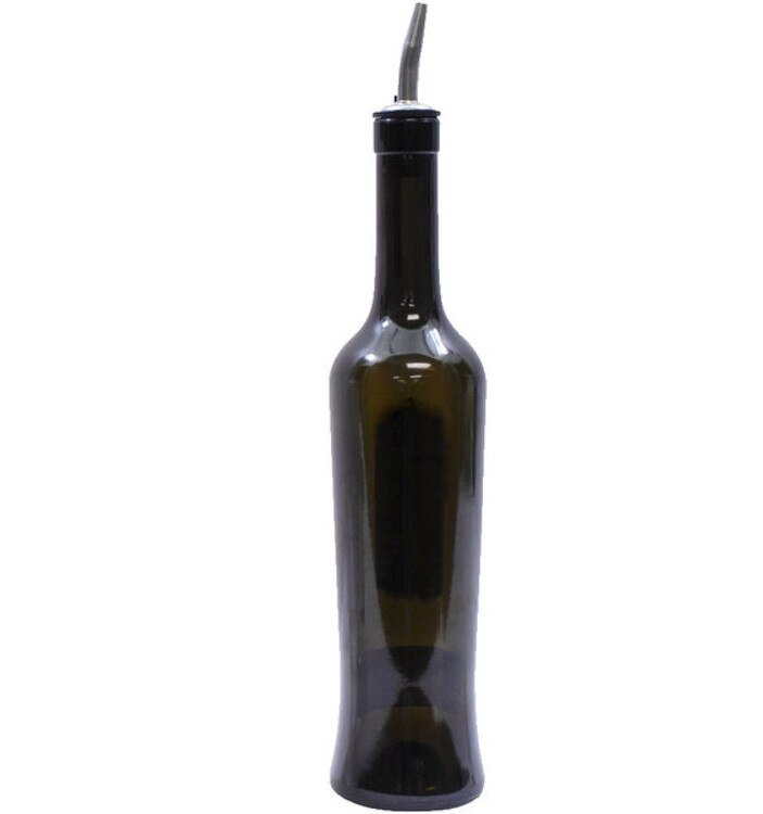 H934 17 Oz Dark Green Glass Bottle