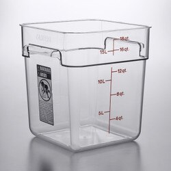 18SFSCW135 18 Qt. Clear Food Storag
