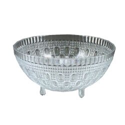 0114 1Qt Plastic Footed Bowl