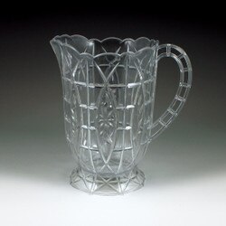 0915 2 Qt Crystal Cut Pitcher