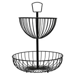 500016 2-Tier Strand Wire Basket
