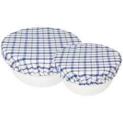 2023045 2-pc Belle Plaid Bowl Cover