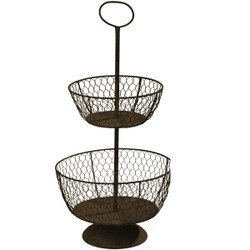 67622 2 tier 23"H Planter Basket-