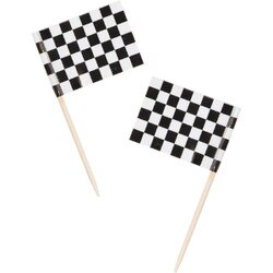 010223 2.5" B/W Check Race Picks