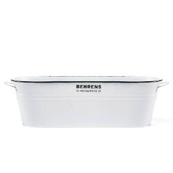 10006 2.5 Gallon White Oval Storage