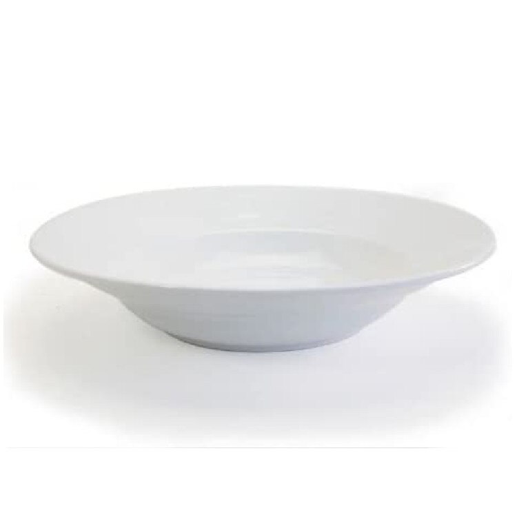 906005 2.5 Qt White Porcelain Rimme