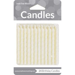 10134 2.5" White Candles