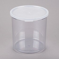 CCP27152 2.7 Qt. Clear Round Crock