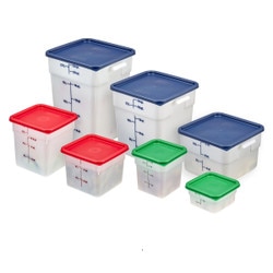 22SFSP148 22Qt Poly Square Food Con