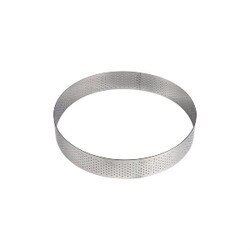 PTRD02 3 1 / 8" x 3 / 4" Round Perf