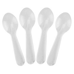 42720 3" Clear Tasting Spoon