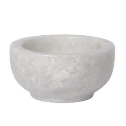 5164002 3-Inch Marble Bowl - White
