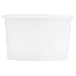 73003 3 oz White Ice Cream Cups