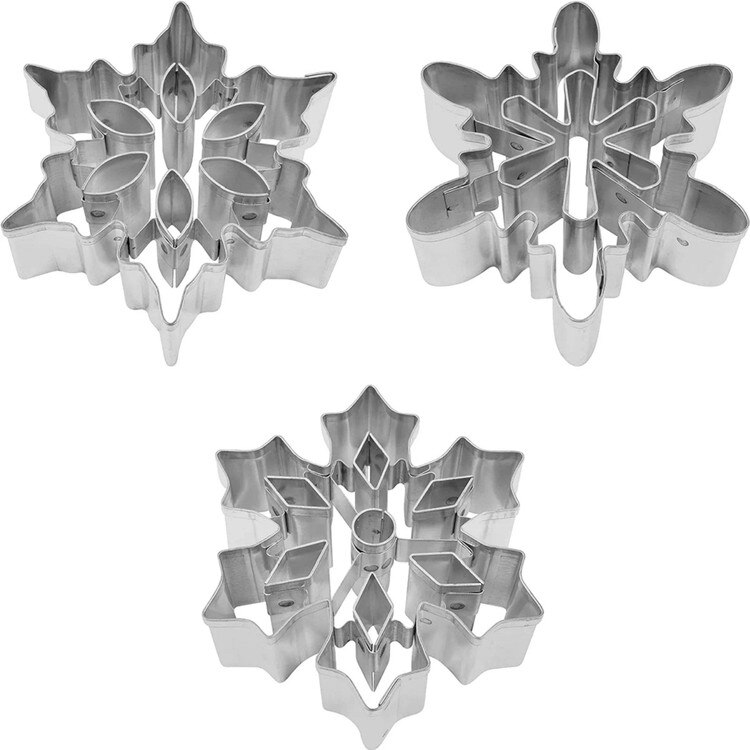 1920 3-pc Snowflake Cookie Cutter
