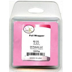 7500-89133K 3" x 3" Pink Foil Candy