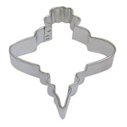 1342 3.5" Fancy Oval Ornament Cook