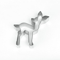 1123 4.5" Fawn Cookie Cutter