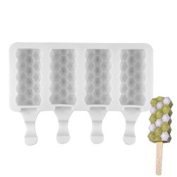 SIM312 4-Cav Honeycomb Silicone Cak