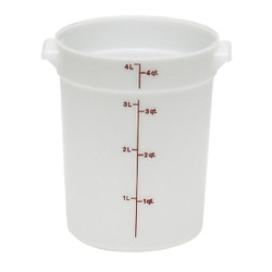 RFS4148 4 Qt White Food Container