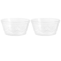 4118 45oz Glass Bowl Set of 2