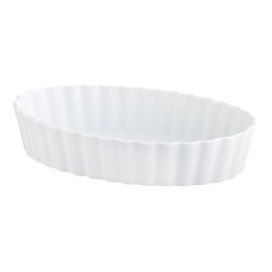 98017 5" Oval White Porcelain Ramek