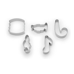36017 5-Pc Music Cookie Cutter Set