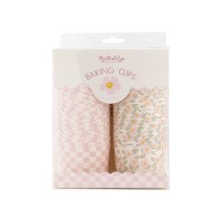 PLCC1644 5 oz Pink Floral Checkerbo