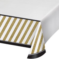 318098 54x102 Black/Gold Table Cove