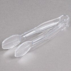 TGG6135 6" Clear Flat Grip Plastic