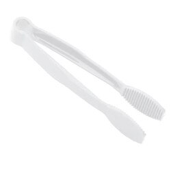 6TGS148 6" White Scallop Tong
