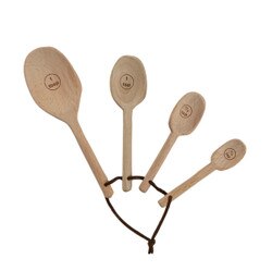 DF9272 6"L Beach Wood Measuring Spo