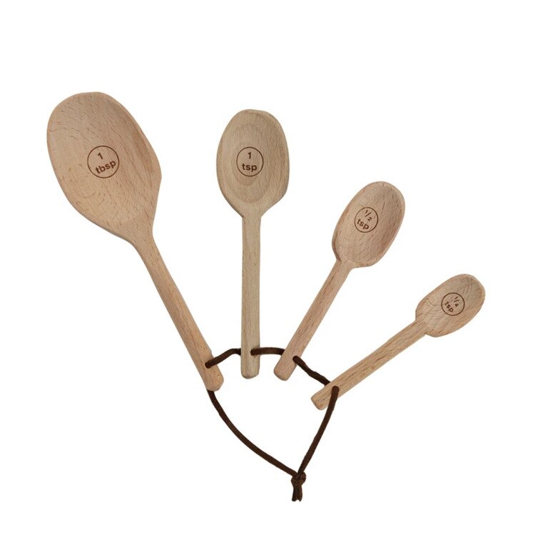 DF9272 6"L Beach Wood Measuring Spo