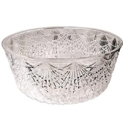 0511 6Qt Crystal Cut Bowl